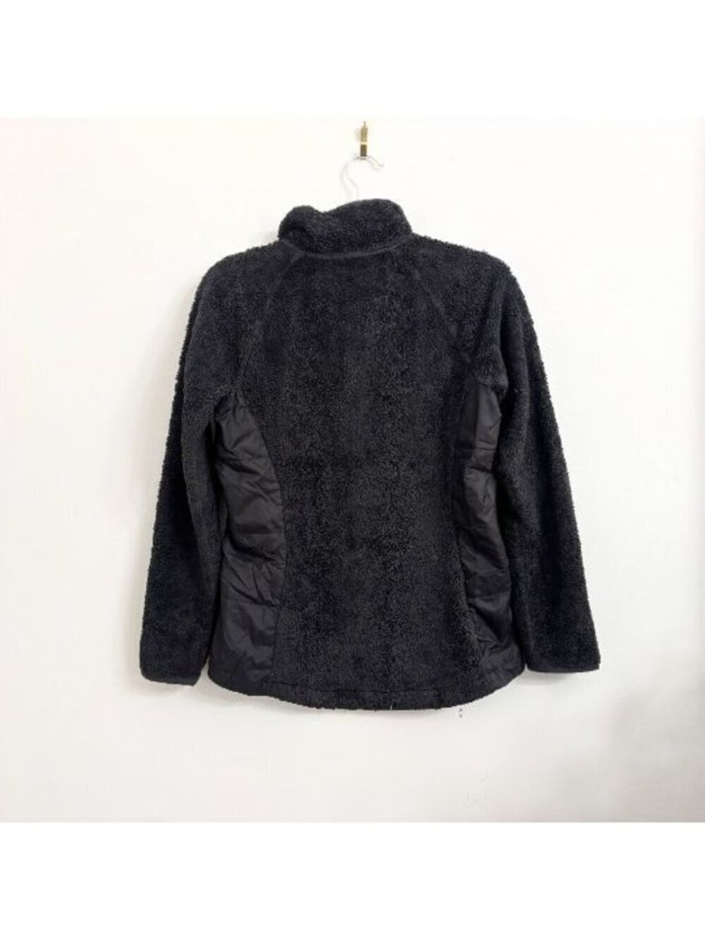 The North Face Black Soft Fleece Sz Small Zip Up High Neck Sweater - small - Picture 8 of 11